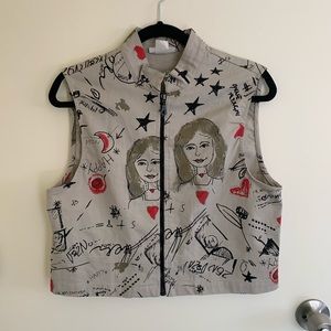 Frankie D Large Graffiti Vest